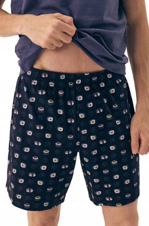 Piżama męska 100% BAWEŁNA krótki letni komplet piżamowy HENDERSON SAKE - XL Piżama męska 100% BAWEŁNA krótki letni komplet piżamowy HENDERSON SAKE - XL