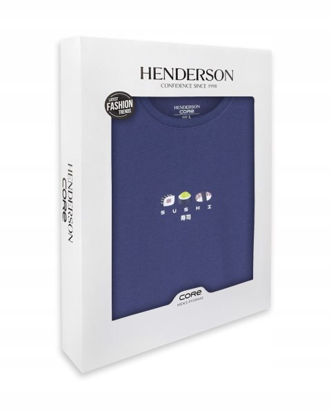 Piżama męska 100% BAWEŁNA krótki letni komplet piżamowy HENDERSON SAKE - XL Piżama męska 100% BAWEŁNA krótki letni komplet piżamowy HENDERSON SAKE - XL