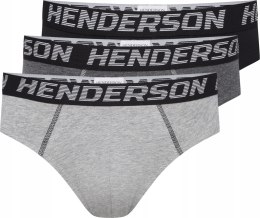 Slipy męskie 3-PAK majtki bawełniane sportowe wygodne HENDERSON ONSET - XXL