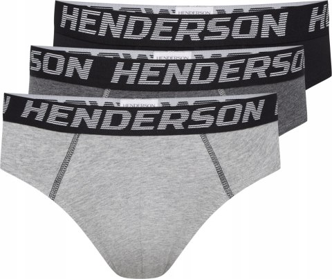 Slipy męskie 3-PAK majtki bawełniane sportowe wygodne HENDERSON ONSET - XXL