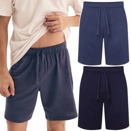 Szorty DRESOWE 2-PAK męskie luźne SPODENKI do spania HENDERSON MODE - XXL