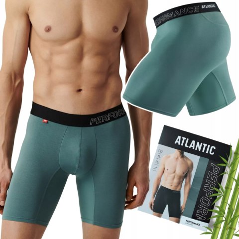 Bokserki męskie SPORTOWE BAMBUSOWE długie nogawki ATLANTIC 1181 - XXL Bokserki męskie SPORTOWE BAMBUSOWE długie nogawki ATLANTIC 1181 - XXL