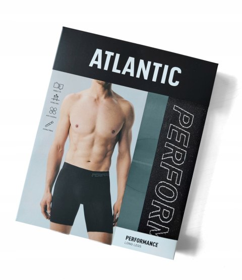 Bokserki męskie SPORTOWE BAMBUSOWE długie nogawki ATLANTIC 1181 - XXL Bokserki męskie SPORTOWE BAMBUSOWE długie nogawki ATLANTIC 1181 - XXL