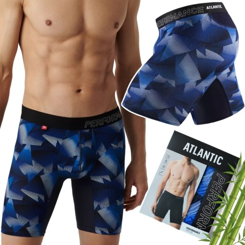 Bokserki męskie SPORTOWE BAMBUSOWE długie nogawki ATLANTIC 1202 - L Bokserki męskie SPORTOWE BAMBUSOWE długie nogawki ATLANTIC 1202 - L