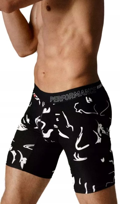 Bokserki męskie SPORTOWE BAMBUSOWE długie nogawki ATLANTIC 1202 - M Bokserki męskie SPORTOWE BAMBUSOWE długie nogawki ATLANTIC 1202 - M