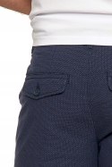 Eleganckie spodenki materiałowe 100% BAWEŁNA szorty męskie MORAJ - 3XL/36