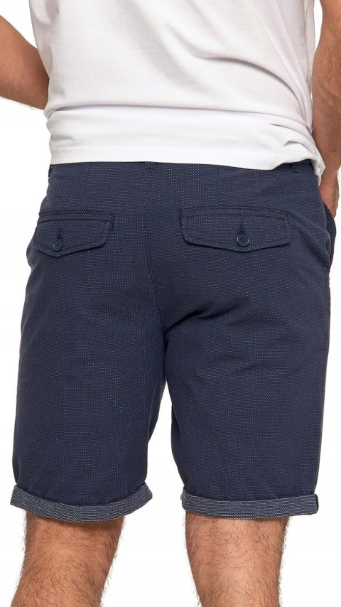 Eleganckie spodenki materiałowe 100% BAWEŁNA szorty męskie MORAJ - XXL/34