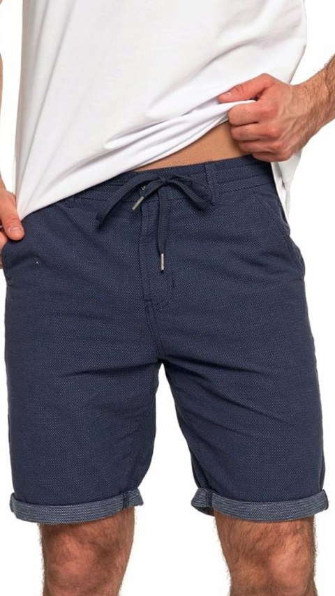 Eleganckie spodenki materiałowe 100% BAWEŁNA szorty męskie MORAJ - XXL/34