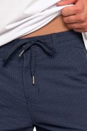 Eleganckie spodenki materiałowe 100% BAWEŁNA szorty męskie MORAJ - XXL/34