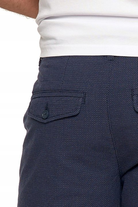 Eleganckie spodenki materiałowe 100% BAWEŁNA szorty męskie MORAJ - XXL/34
