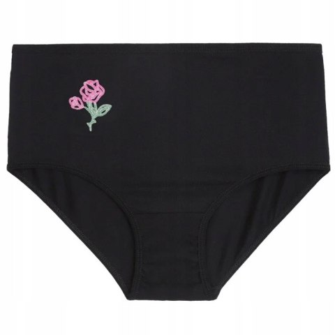 Figi damskie bawełniane MAXI BIKINI 3-PAK majtki wysoki stan MORAJ - 4XL