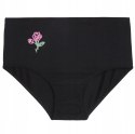 Figi damskie bawełniane MAXI BIKINI 3-PAK majtki wysoki stan MORAJ - L