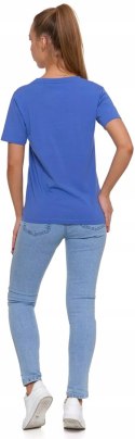 Koszulka damska luźna wygodna T-Shirt Dekolt V BAWEŁNA PREMIUM MORAJ - 3XL