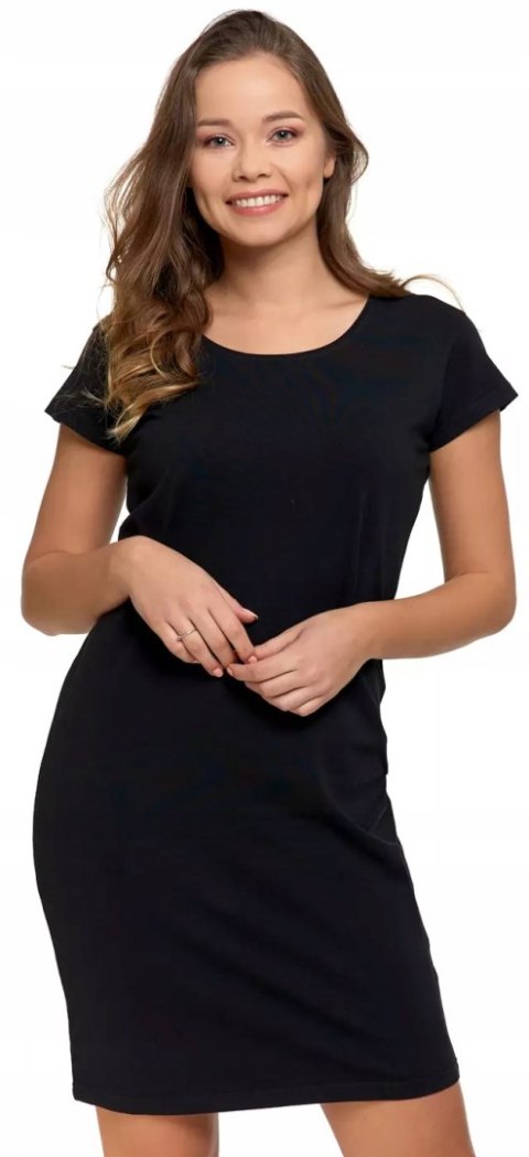 Modna Sukienka damska TUBA bawełniana prosta DOPASOWANA elegancka MORAJ XL Modna Sukienka damska TUBA bawełniana prosta DOPASOWANA elegancka MORAJ XL