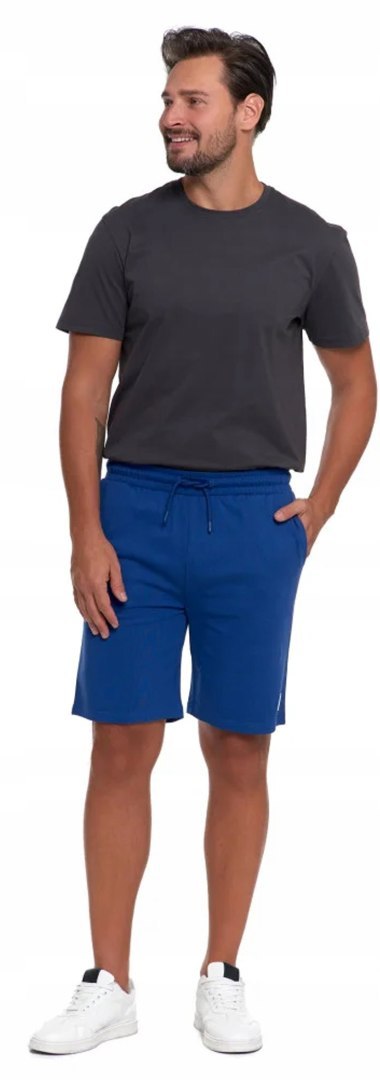 Spodenki dresowe męskie 100% BAWEŁNA krótkie szorty na lato MORAJ - XL Spodenki dresowe męskie 100% BAWEŁNA krótkie szorty na lato MORAJ - XL