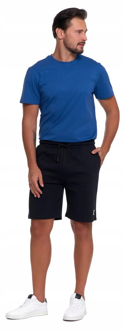 Spodenki dresowe męskie 100% BAWEŁNA krótkie szorty na lato MORAJ - XL Spodenki dresowe męskie 100% BAWEŁNA krótkie szorty na lato MORAJ - XL