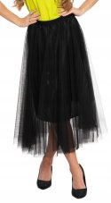 Długa kobieca SPÓDNICA elegancka zwiewna TIULOWA na gumce MORAJ - L/XL