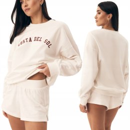 Komplet domowy damski DRESOWY piżama bluza szorty HENDERSON NIMES - XL