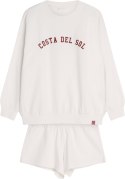 Komplet domowy damski DRESOWY piżama bluza szorty HENDERSON NIMES - XL