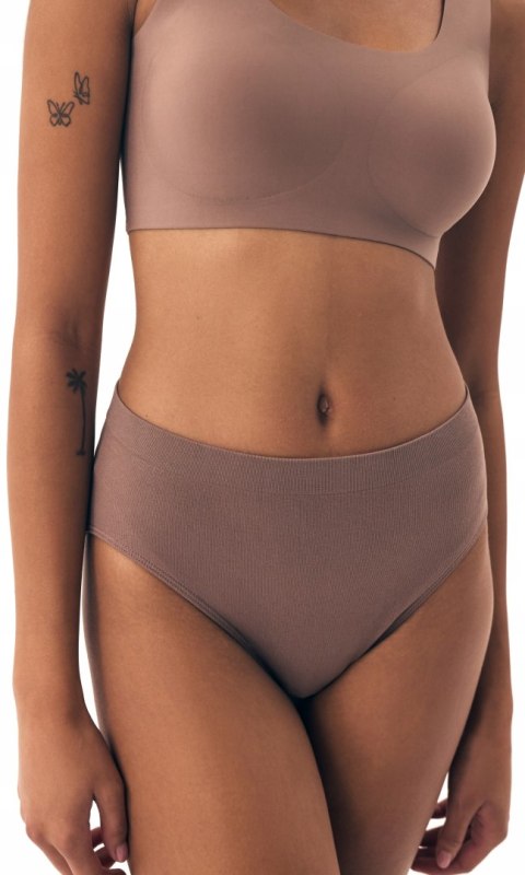Majtki damskie z WYSOKIM STANEM 2-PAK figi bikini HENDERSON BAIT K001 - XL
