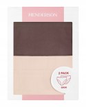 Majtki damskie z WYSOKIM STANEM 2-PAK figi bikini HENDERSON BAIT K001 - L