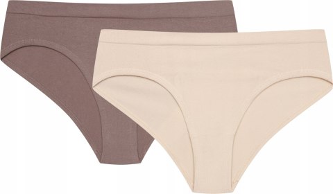 Majtki damskie z WYSOKIM STANEM 2-PAK figi bikini HENDERSON BAIT K001 - S