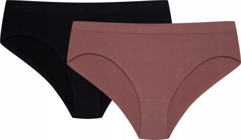 Majtki damskie z WYSOKIM STANEM 2-PAK figi bikini HENDERSON BAIT K002 - XL