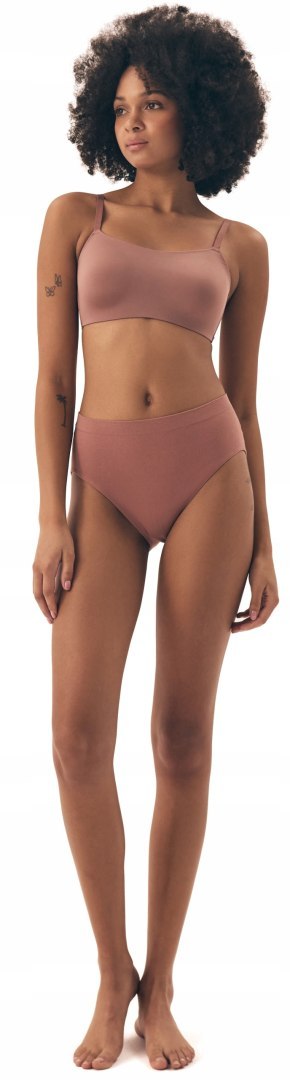 Majtki damskie z WYSOKIM STANEM 2-PAK figi bikini HENDERSON BAIT K002 - XL