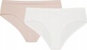 Majtki damskie z WYSOKIM STANEM 2-PAK figi bikini HENDERSON BAIT K003 - L
