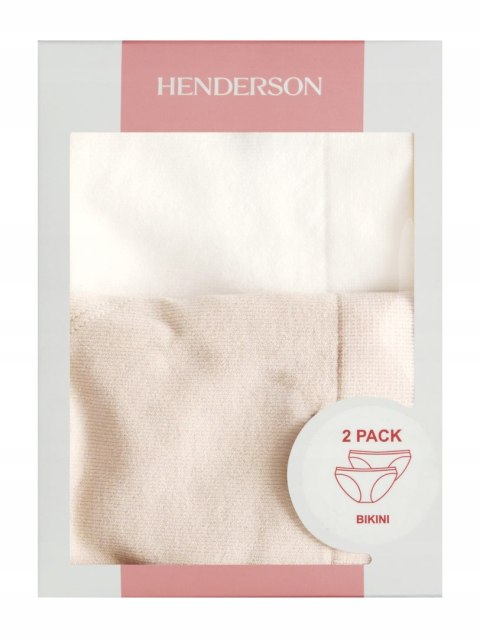 Majtki damskie z WYSOKIM STANEM 2-PAK figi bikini HENDERSON BAIT K003 - M