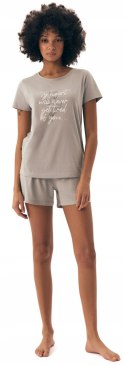 Piżama damska 100% BAWEŁNA krótka letnia HENDERSON NATURALEZA - M