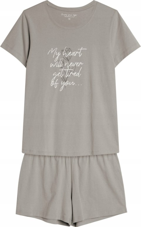 Piżama damska 100% BAWEŁNA krótka letnia HENDERSON NATURALEZA - S