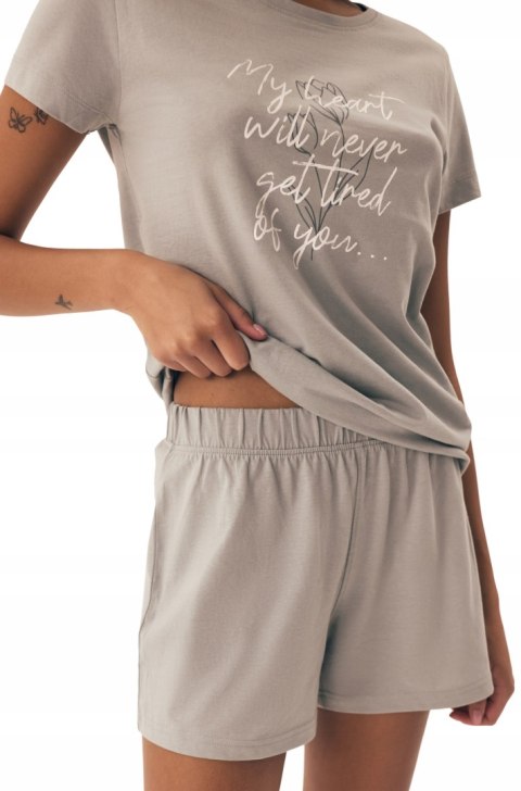 Piżama damska 100% BAWEŁNA krótka letnia HENDERSON NATURALEZA - S