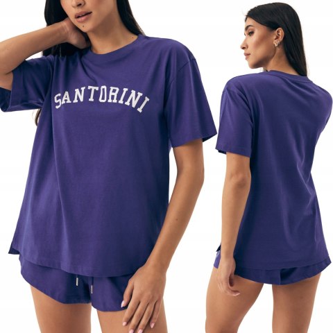 Piżama damska dresowa 100% BAWEŁNA krótka letnia HENDERSON NIMES - XL