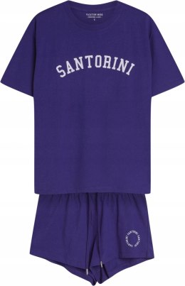 Piżama damska dresowa 100% BAWEŁNA krótka letnia HENDERSON NIMES - XL