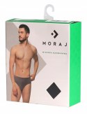 Slipy męskie majtki BAMBUSOWE 3-PAK gładkie MORAJ - 3XL