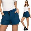 Spodenki damskie gładkie krótkie wygodne SZORTY na lato MORAJ - 3XL
