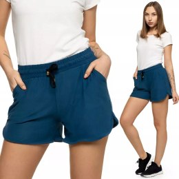 Spodenki damskie gładkie krótkie wygodne SZORTY na lato MORAJ - 3XL