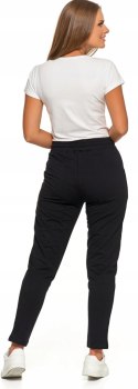 Spodnie dresowe damskie WYGODNE DRESY z bawełny wiązane MORAJ - 3XL
