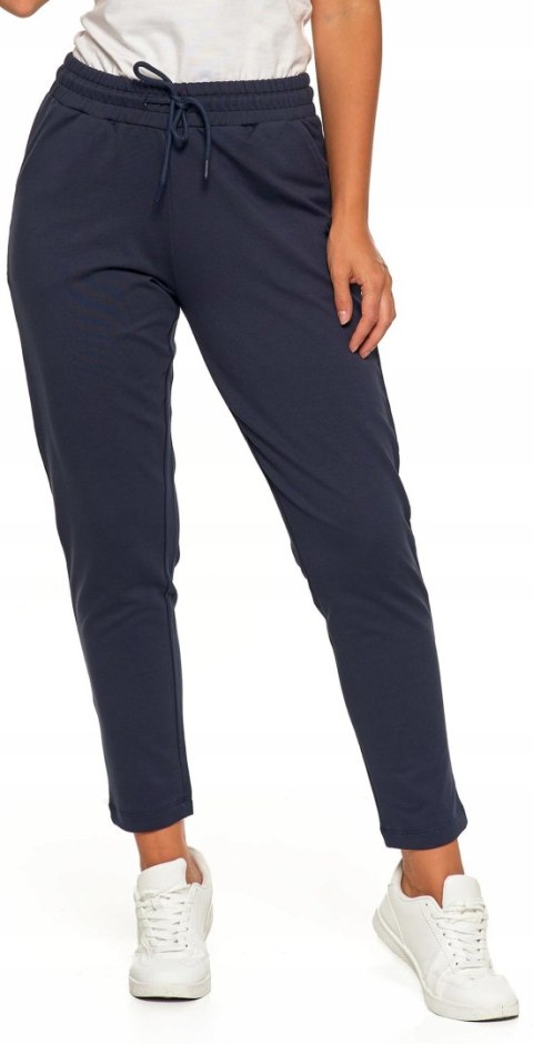 Spodnie dresowe damskie WYGODNE DRESY z bawełny wiązane MORAJ - XXL