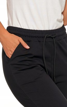 Spodnie dresowe damskie WYGODNE DRESY z bawełny wiązane MORAJ - XXL