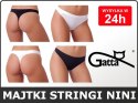 BEZSZWOWE majtki STRINGI damskie GATTA NINI r. XL