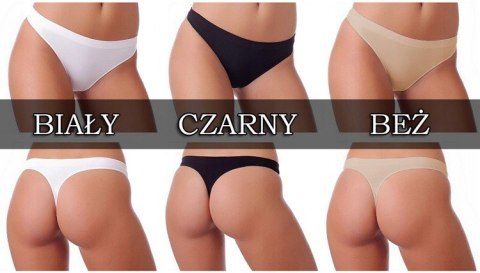 BEZSZWOWE majtki STRINGI damskie GATTA NINI r. M