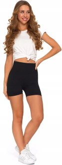 Bezszwowe legginsy KOLARKI damskie z wysokim stanem w prążki MORAJ - L/XL