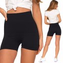 Bezszwowe legginsy KOLARKI damskie z wysokim stanem w prążki MORAJ - S/M
