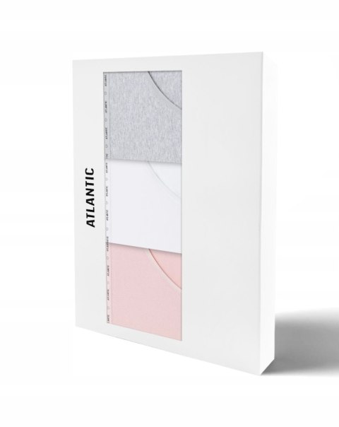 Figi damskie 3 PARY majtki SPORTOWE bawełniane ATLANTIC 3CLP-010 - L