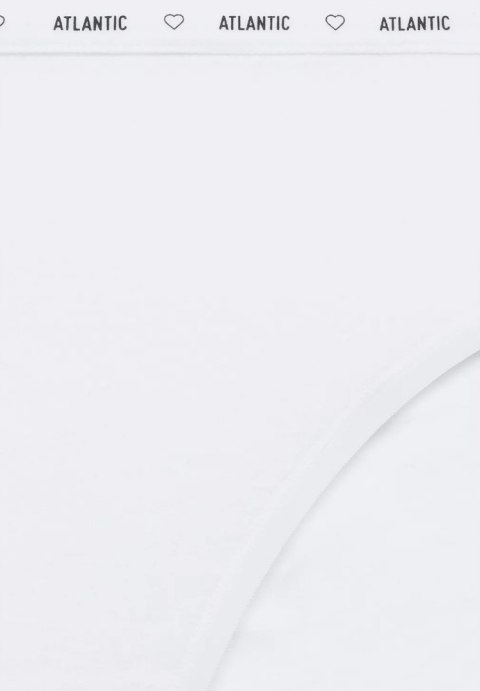 Figi damskie 3 PARY majtki SPORTOWE bawełniane ATLANTIC 3CLP-010 - S