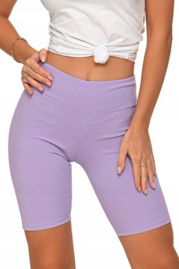 Kolarki damskie krótkie LEGGINSY szorty sportowe wysoki stan MORAJ - L/XL