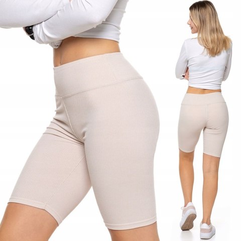 Kolarki damskie krótkie LEGGINSY szorty sportowe wysoki stan MORAJ - S/M Kolarki damskie krótkie LEGGINSY szorty sportowe wysoki stan MORAJ - S/M