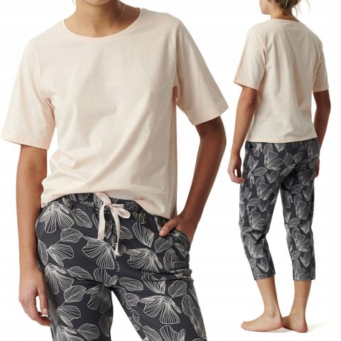 Piżama damska 3/4 100% BAWEŁNA wiosenna letnia ATLANTIC NLP-488 - XXL
